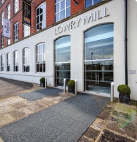 lowry mill front entrance to our offices