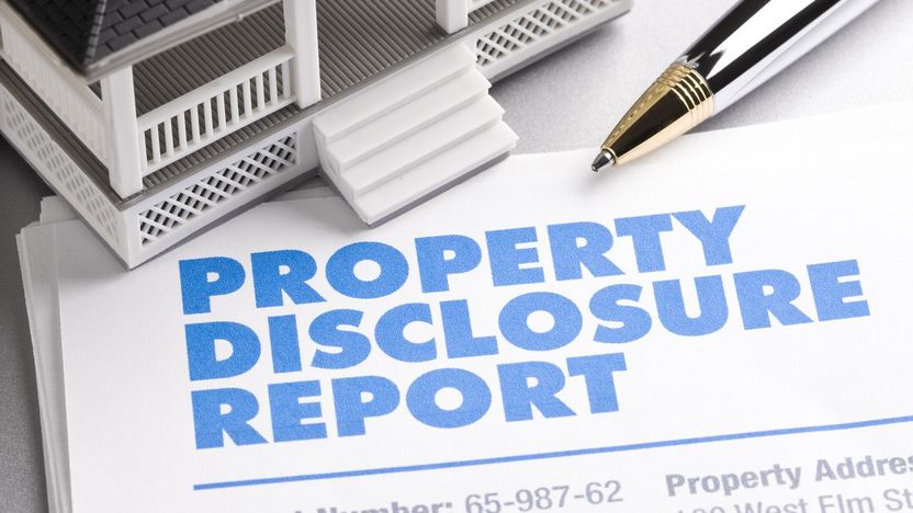 image of a property disclosure report